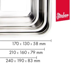 2 Stück Steuber Edelstahl Frischhaltedose 650 Ml, Luftdichter Klickdeckel, Backofengeeignet 5 2 Stück Steuber Edelstahl Frischhaltedose 650 Ml, Luftdichter Klickdeckel, Backofengeeignet -kaufland verkäufe 009abce12454a775d5781837ba64ffef