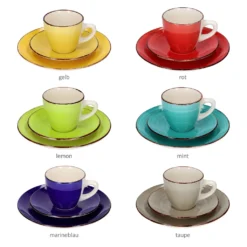 18tlg Kaffeeservice Malaga Kaffee Tee-Gedeck 6Pers Kaffeetassen Dessertteller Abstrakt Handbemalt 7 18tlg Kaffeeservice Malaga Kaffee Tee-Gedeck 6Pers Kaffeetassen Dessertteller Abstrakt Handbemalt -kaufland verkäufe 01ebcafbffbd5423d4119c012ee08a68