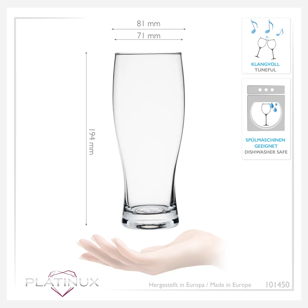 Biergläser 500ml (max. 640ml) Set 6-Teilig Bierseidel Weizengläser 0,5L Glas Biergläser 500ml (max. 640ml) Set 6-Teilig Bierseidel Weizengläser 0,5L Glas -kaufland verkäufe 024cf8f543ea04c5633aece3201557e6