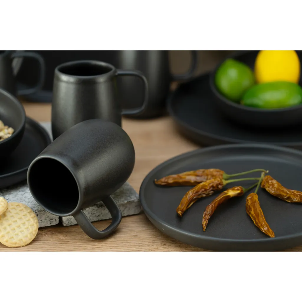 CreaTable 22978 Kombiservice Uno BLACK für 4 Personen, Steinzeug, schwarz (1 Set, 16-teilig) CreaTable 22978 Kombiservice Uno BLACK Für 4 Personen, Steinzeug, Schwarz (1 Set, 16-teilig) -kaufland verkäufe 029be2bb5dc46b15443f6e1ee0bdad9c