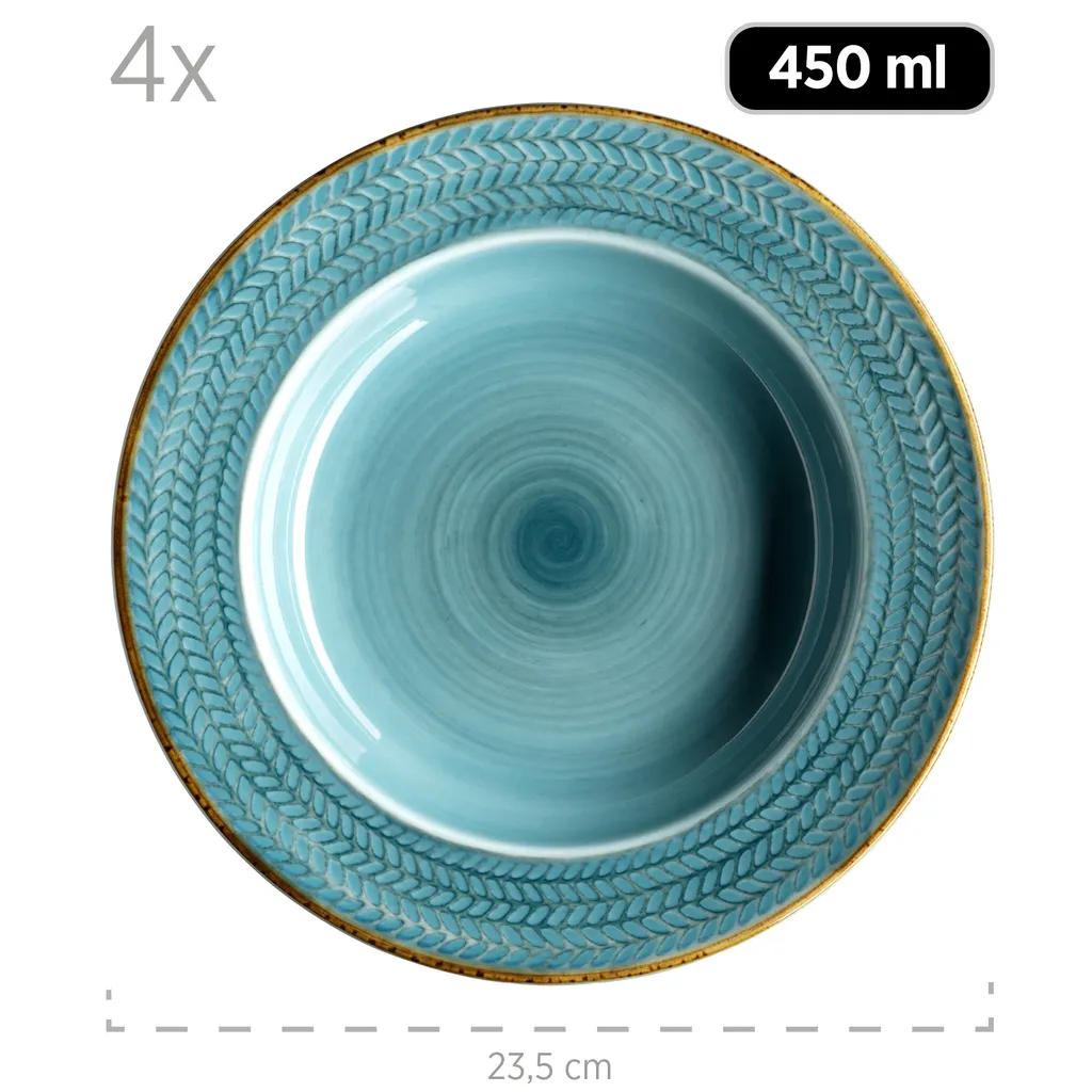 Mäser 931944 Tafelservice Prospero für 4 Personen, Porzellan, blau (1 Set, 8-teilig) Mäser 931944 Tafelservice Prospero Für 4 Personen, Porzellan, Blau (1 Set, 8-teilig) -kaufland verkäufe 040a42485217a8aeee86dcbf75576d71