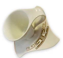 12-teiliges Medusa Mäander Kaffeeservice Mit Goldschliff Kaffeetassen Für 6 Personen 6 Tassen + 6 Untertassen Weiß-Gold Genießen Servieren Kaffee -kaufland verkäufe 040ac3d37f0626a8fece420a61c42ec2