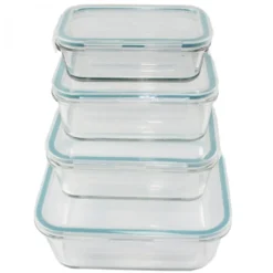 GOURMETmaxx Glas-Frischhaltedosen Klick-it 8-tlg. Frischhaltedosen 4er Set Glas Klick-It Gefrierdosen Lunchbox Brotdose Mikrowelle -kaufland verkäufe 045f39ded48c105e3cd4b0da66b12372