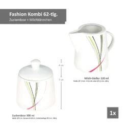 Kombiservice 62 Tlg. Fashion, Eckige Form 9 Kombiservice 62 Tlg. Fashion, Eckige Form -kaufland verkäufe 05c1153d2b8f1626d34be925d2d559af