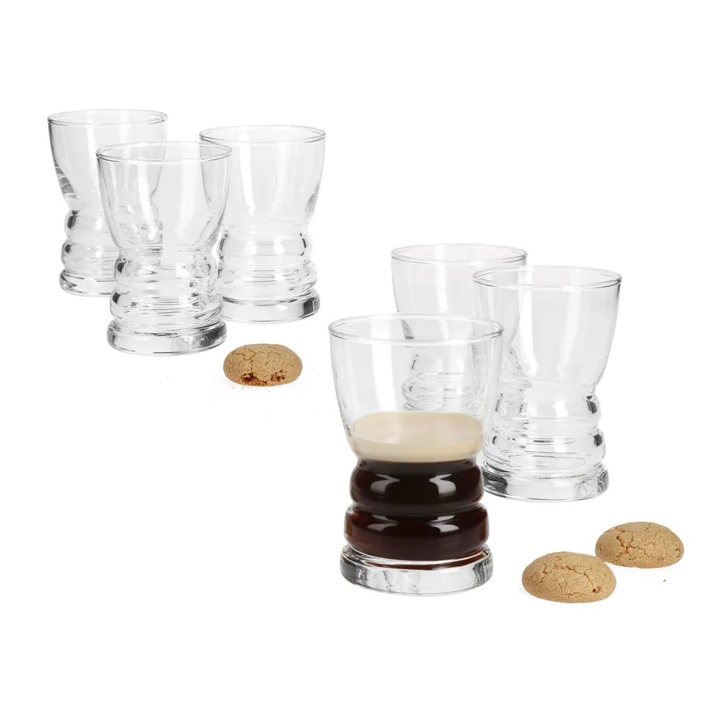 6tlgSet Barista-Gläser Espresso Tee Kaffee 120ml Glas Theke Mini-Bar Servier-Geschirr Tafel Gastro 6tlgSet Barista-Gläser Espresso Tee Kaffee 120ml Glas Theke Mini-Bar Servier-Geschirr Tafel Gastro -kaufland verkäufe 0709d444a864fd7b300b069d0f5f605b