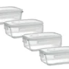 Glas Frischhaltedose Set Mit Deckel - 4x Vorratsdosen - Auslaufsicher Hitzebeständig Kältebeständig - Glasbehälter Boxen -kaufland verkäufe 0790e86047d8d782c7180751262487ae