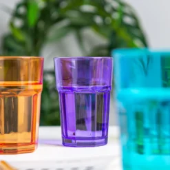 Rink Drink 6 Stück Farbige Gläser Highball-Set - Vibrant Multicolored Partei-Cocktail-Trinken Tumblers - 365ml - 6 Farben -kaufland verkäufe 07dcd8533567f03614e623e64a2ddbf6