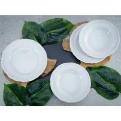 CreaTable 16137 Tafelservice Maria Theresia Für 6 Personen, Porzellan, Weiß (1 Set, 12-teilig) -kaufland verkäufe 07f10f867fdb4e5936015fb9b8ede230