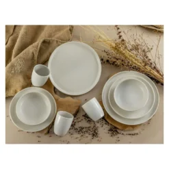 CreaTable 33320 Tafelservice Rondo Schiefer Für 6 Personen, Steinzeug, Schwarz (1 Set, 12-teilig) -kaufland verkäufe 12bfeecb487d8cb53db3c2ebc35f7c3e