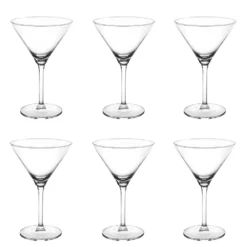 Cocktailglas 6er Set MARTINI Cocktailschale DIAMOND 260 Ml