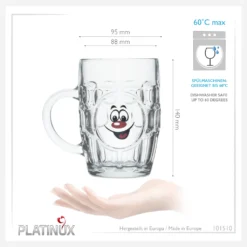 Biergläser 0,5L (max 700ml) Mit Henkel Und Lustigen Motiven Set 6 Teilig Bierkrug Karnevalsgläser -kaufland verkäufe 1995dada968e4da0ce3d57d415e8ee58