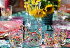 KROSNO Folk Bunt Wassergläser, 6er-Set, 250 Ml -kaufland verkäufe 1d3dfc996d5048c8a51f3dbbdb00a12a