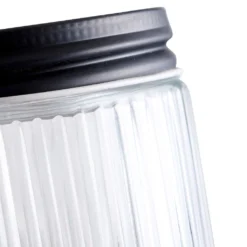 6er Set Vorratsgläser 0,5 L Mit Schraubdeckel Ø9x11 Cm - Schwarz -kaufland verkäufe 230a7e56b03f249babf6ff6fa6650657