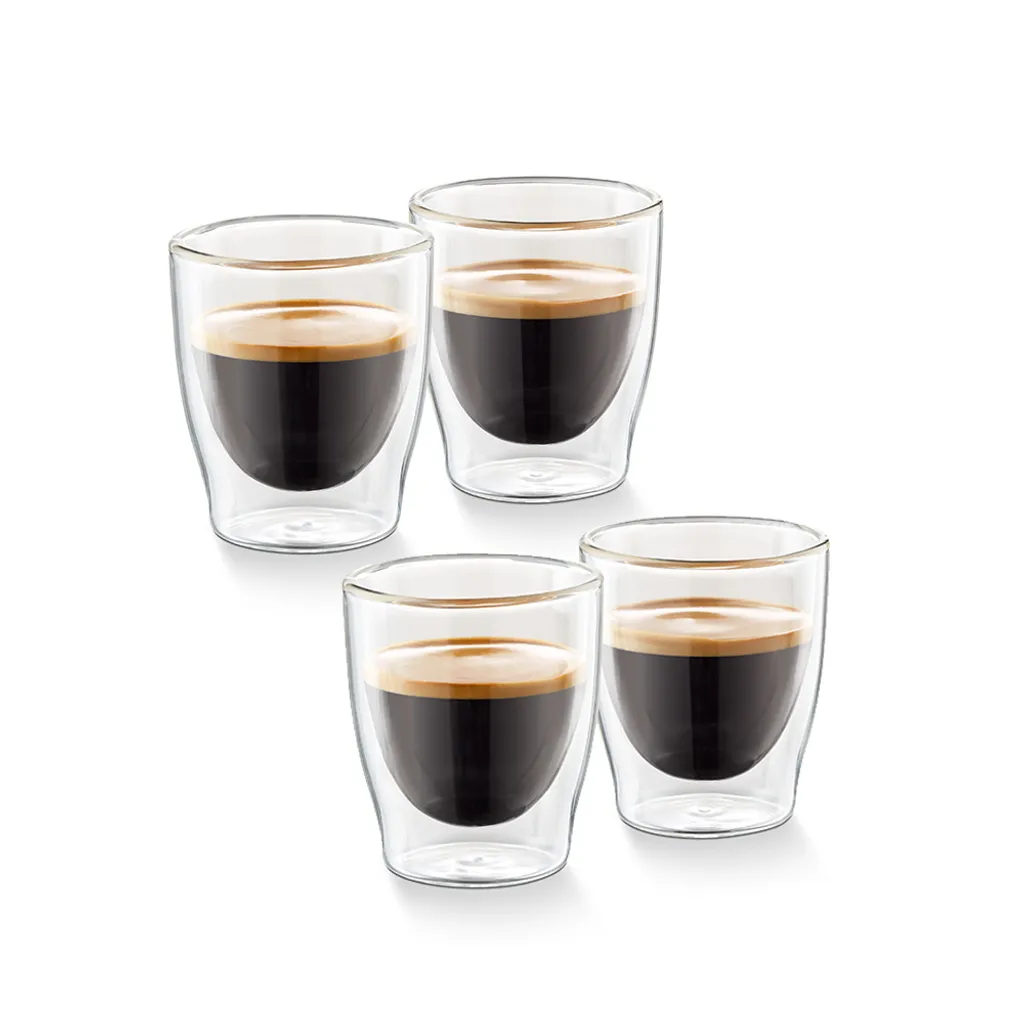 Tchibo 4er Espresso Gläser, Doppelwandig, Modernes Design, heiß und kalt Tchibo 4er Espresso Gläser, Doppelwandig, Modernes Design, Heiß Und Kalt -kaufland verkäufe 231bf2f96564f4b9afd1c6097675819c