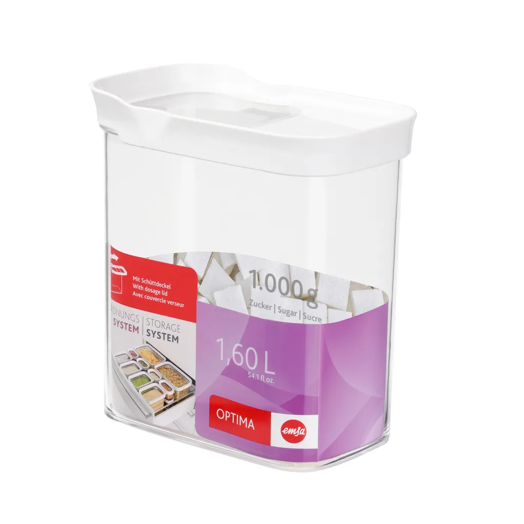 emsa Schüttdose / Trockenvorratsdose OPTIMA 1,6 Liter Emsa Schüttdose / Trockenvorratsdose OPTIMA 1,6 Liter -kaufland verkäufe 23b1d963ac09cdba76b54a47739e77a3