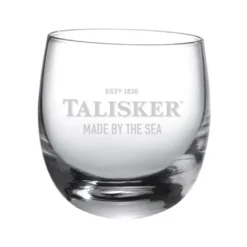 Talisker Rocking Glas Mit Logo Und Schriftzug, Single Malt Whiskey Whisky Alkohol Drink Glas, 250 Ml, 100502