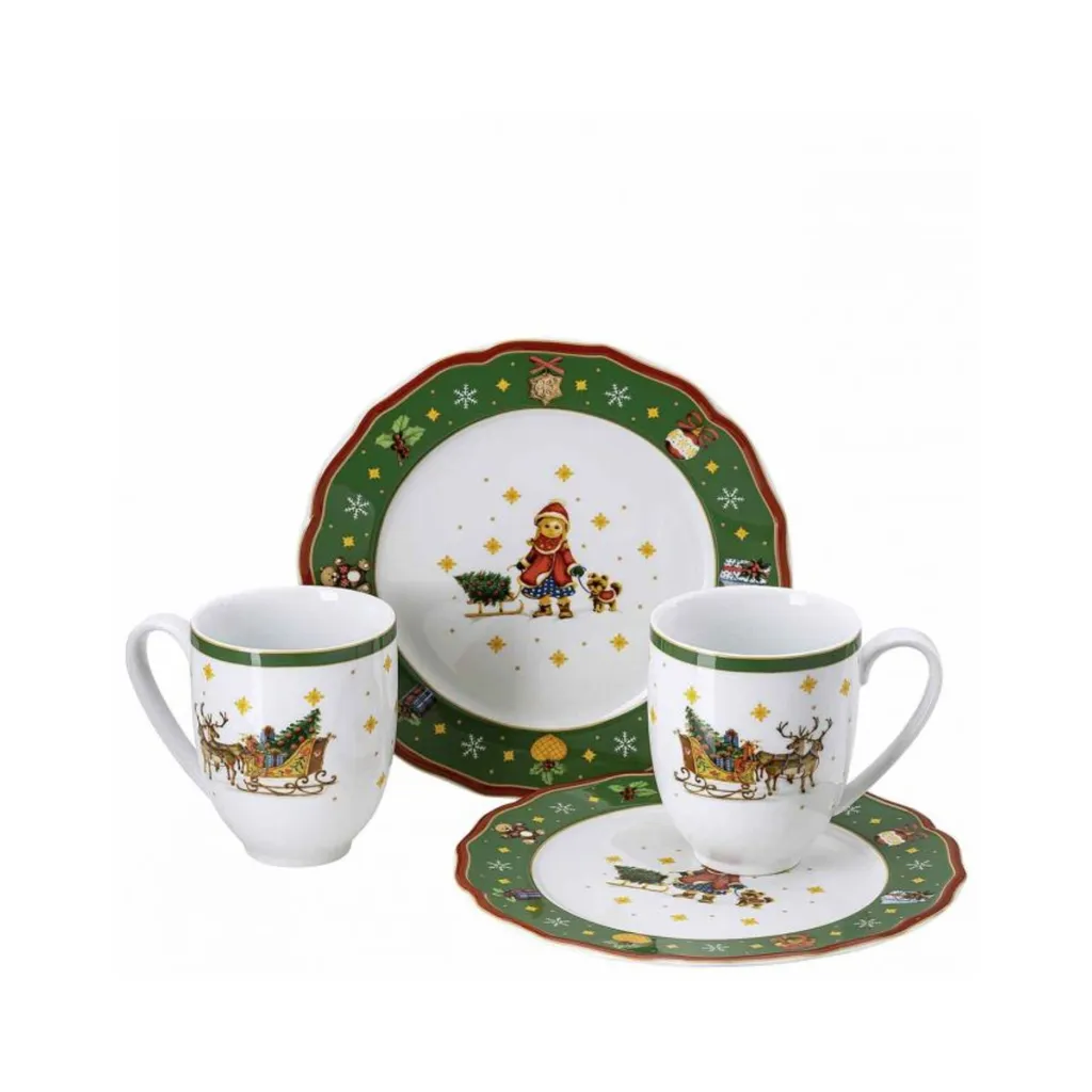 HUTSCHENREUTHER Kaffee-Set 4tlg. Wintertime grün 1 Stck. 701515 (EKB) HUTSCHENREUTHER Kaffee-Set 4tlg. Wintertime Grün 1 Stck. 701515 (EKB) -kaufland verkäufe 24570cc2069843ec955bb4d511c3a641