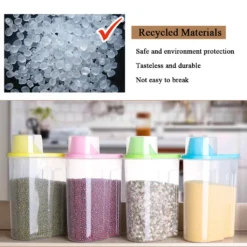 Vorratsdosen Set Mit Deckel, Aufbewahrungsbox Küche, Frischhaltedosen 2.5L & 1.9L BPA-frei Luftdicht Vorratsbehälter Mit Messbecher Kunststoff Schüttdosen Für Mehl Müsli (2 Stück) 4 Vorratsdosen Set Mit Deckel, Aufbewahrungsbox Küche, Frischhaltedosen 2.5L & 1.9L BPA-frei Luftdicht Vorratsbehälter Mit Messbecher Kunststoff Schüttdosen Für Mehl Müsli (2 Stück) -kaufland verkäufe 2cc7e0adadd67ee88d3a423db4c1f3a4