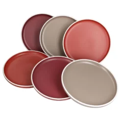 Van Well Liz 24tlg Kombi-Service 6 Pers. Steingut Sand Rot Terracotta Geschirrset -kaufland verkäufe 2f22d2e8cca1e791adb61dad58742aef