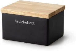 Continenta | Vorratsdose Knäckebrot Keramik Schwarz -kaufland verkäufe 30ce0e82fb66f04bb2b9f1bc6e4ca307