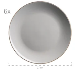 Mäser 931628 Kombiservice Metallic RIM Für 6 Personen, Steinzeug, Grau (1 Set, 24-teilig) 8 Mäser 931628 Kombiservice Metallic RIM Für 6 Personen, Steinzeug, Grau (1 Set, 24-teilig) -kaufland verkäufe 314e1c37f7c7cbe7be5e3b35bab2b273