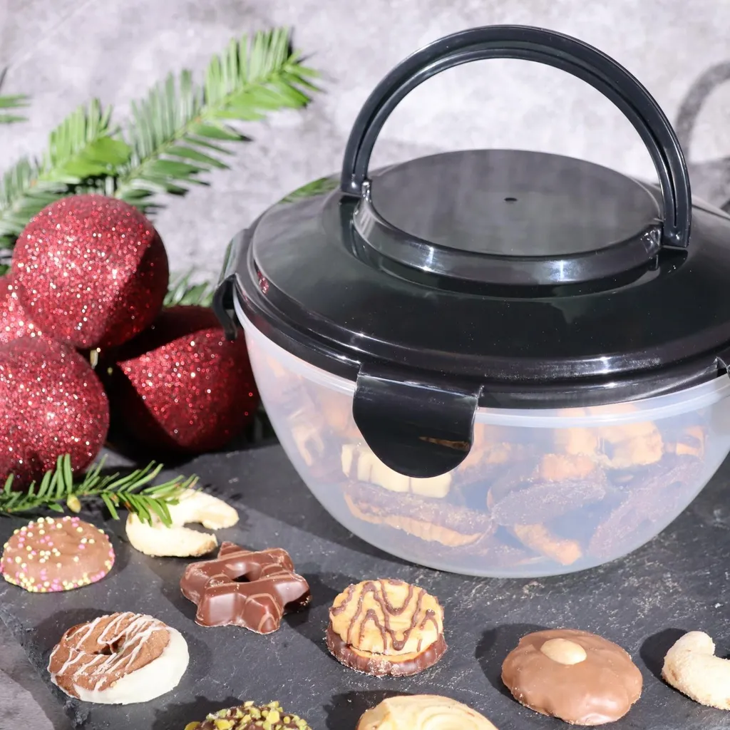 PLENTYFY Vorratsdosen 8 teilig - Vorratsdosen Set rund mit Deckel Vorratsbehälter - Schwarz Luftdicht & Auslaufsicher Vorratsgläser Set Salatschüssel mit Tragegriff PLENTYFY Vorratsdosen 8 Teilig - Vorratsdosen Set Rund Mit Deckel Vorratsbehälter - Schwarz Luftdicht & Auslaufsicher Vorratsgläser Set Salatschüssel Mit Tragegriff -kaufland verkäufe 39d8b38d0930e6940aa3c5b0afaccea0