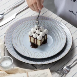 Kombiservice Steinzeug, Vancasso PLUVO Tafelservice, 16-teiliges Ess Geschirrset Mit Je 4 Speisetellern, Kuchentellern, Schalen Und Tassen Für 4 Personen -kaufland verkäufe 3b31043b48eceba82c675d1d794d526d