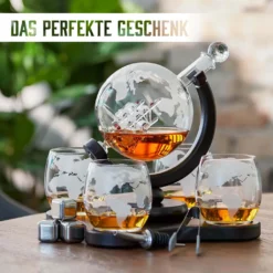 Whisiskey - Whisky Karaffe - Geschenke Für Männer - Komplette Whiskey Set - Globus - 900ML – Inkl. 4 Whisky Steine, 4 Whisky Gläser & Ausgießer - Whisky Dekanter – Whiskygläser - Natursteine 4 Whisiskey - Whisky Karaffe - Geschenke Für Männer - Komplette Whiskey Set - Globus - 900ML – Inkl. 4 Whisky Steine, 4 Whisky Gläser & Ausgießer - Whisky Dekanter – Whiskygläser - Natursteine -kaufland verkäufe 3b38410e96568efc0801c647cc9229bd