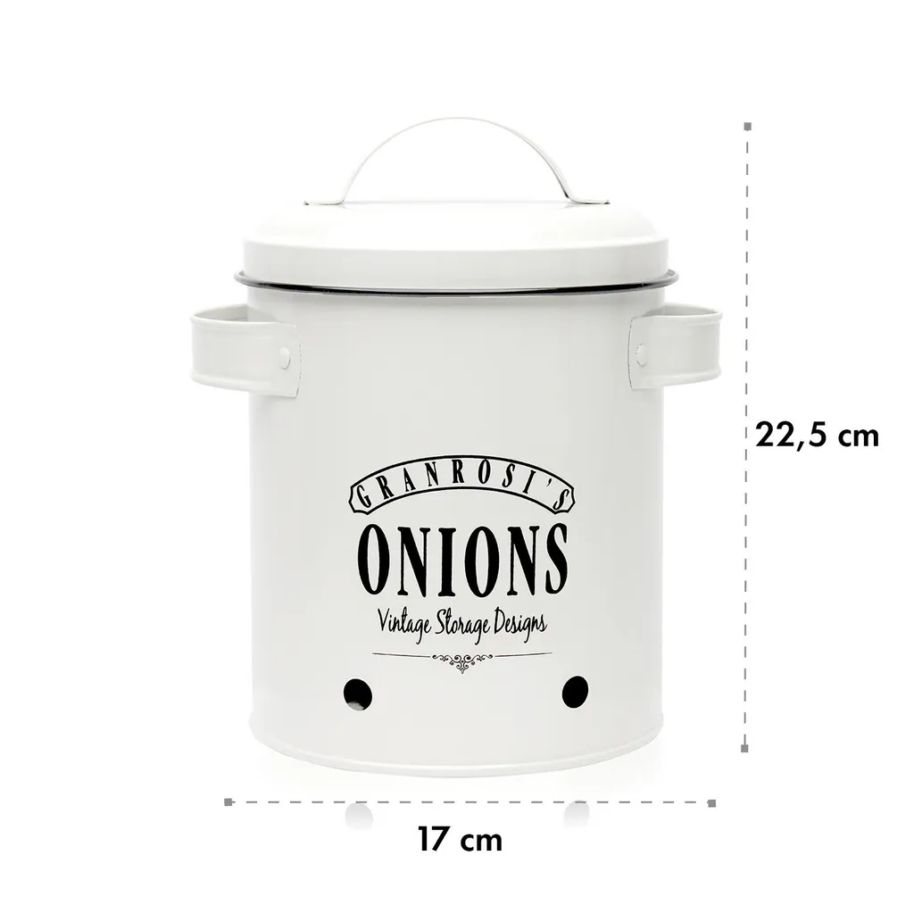 Klarstein Granrosi Iowa Zwiebeltopf Zwiebel-Vorratsdose Zwiebelbox Zwiebelbehälter , Emaille-Stahlblech , ca. 17 x 22,5 x 14 cm (BxHxT) , rostfrei , Lüftungsöffnungen , Füllmenge: ca. 1,6 kg Zwiebeln , Seitengriffe , creme Klarstein Granrosi Iowa Zwiebeltopf Zwiebel-Vorratsdose Zwiebelbox Zwiebelbehälter , Emaille-Stahlblech , Ca. 17 X 22,5 X 14 Cm (BxHxT) , Rostfrei , Lüftungsöffnungen , Füllmenge: Ca. 1,6 Kg Zwiebeln , Seitengriffe , Creme -kaufland verkäufe 3b3fa02664eeaf4efa92132bf0170d57