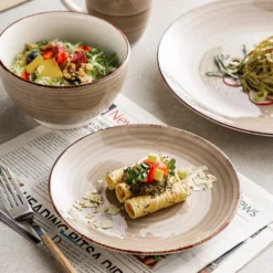 Vancasso Bella Steinzeug Kombiservice, 16 Teilig Geschirrset Für 4 Personen, Mit Je 4 Dessertteller, Speiseteller, Müslischalen, Kaffeebecher, Schokolade -kaufland verkäufe 3bc1271e71ea29361de617f5bcd3ebbb