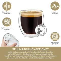 Creano Doppelwandige Espresso-Gläser, 4er-Set 100ml Thermo-Gläser Mit Schwebe-Effekt 4 Creano Doppelwandige Espresso-Gläser, 4er-Set 100ml Thermo-Gläser Mit Schwebe-Effekt -kaufland verkäufe 3e0340b6a58bcf25308e4877bac67977