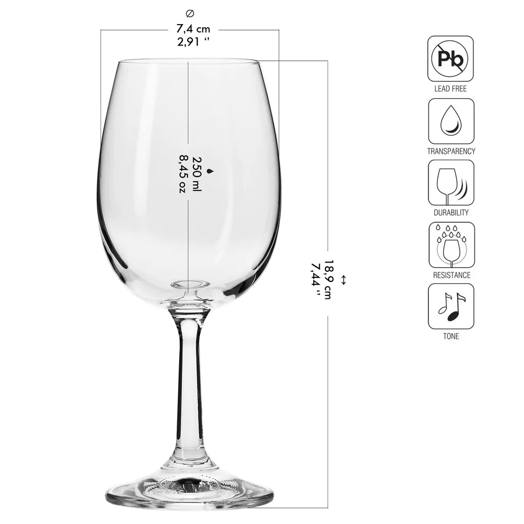 KROSNO Pure Weißweinglas, 6er-Set, 250 ml KROSNO Pure Weißweinglas, 6er-Set, 250 Ml -kaufland verkäufe 3ec318d505f0f6f7c5847e7e6c23c22e