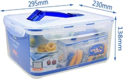 Lock & Lock Classic Vorratsdose 6,50 L, Recheckig, 294x230x138 Mm, Semi-transparent/blau -kaufland verkäufe 3ec8aec3f42cefa599a7e2e4ef6cb8ac