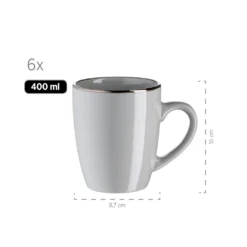 Mäser 931628 Kombiservice Metallic RIM Für 6 Personen, Steinzeug, Grau (1 Set, 24-teilig) 5 Mäser 931628 Kombiservice Metallic RIM Für 6 Personen, Steinzeug, Grau (1 Set, 24-teilig) -kaufland verkäufe 3fbd0bb3530cd46ddfb5de1105340779