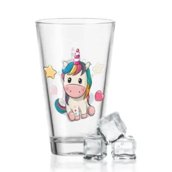 Leonardo Wasserglas Mit UV-Druck Im Einhorn Design