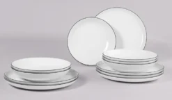 Seltmann Weiden Tafelservice Lido Schwarz Mit Farbrand Zeitlos -kaufland verkäufe 4a4cf20f769bb4963ee406d44de67418