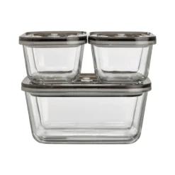 Caso Vakuum-Frischebehälter 3er Set - Für Platzsparende Aufbewahrung (1er Pack) -kaufland verkäufe 4e32a43e78aa5c15f99bb5bc5adbfa88