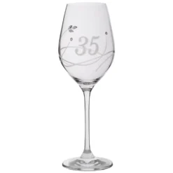 Swarovski Weinglas 360 Ml - 35-jähriges Jubiläum -kaufland verkäufe 50cd77f65fda6566241f07b57e943994