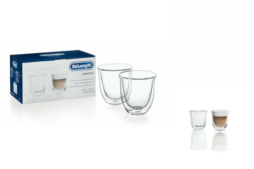 DeLonghi Cappuccino 2er Doppelwandiges Thermoglas De'Longhi DeLonghi Cappuccino 2er Doppelwandiges Thermoglas -kaufland verkäufe 53124b3cac0f7e89ee8b091e3ee6463b