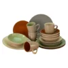 CreaTable 22563 Kombiservice Urban Jungle Für 4 Personen, Steinzeug, Mehrfarbig (1 Set, 16-teilig) -kaufland verkäufe 57a036aabffde2bbb5553e230c292e40