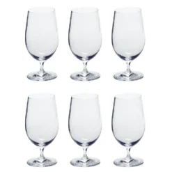 LEONARDO 061451 Ciao+ Biertulpe, Glas, 410ml, H 16cm, Klar (6 Stück)
