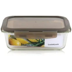 LocknLock Oven Glass LLG455G Frischhaltedose 2L - Borosilikatglas (1er Pack)