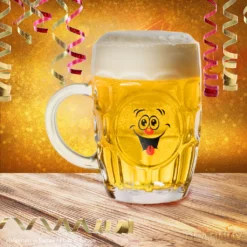Biergläser 0,5L (max 700ml) Mit Henkel Und Lustigen Motiven Set 6 Teilig Bierkrug Karnevalsgläser -kaufland verkäufe 5c5ce6760430a3d30ee730f8decf957b