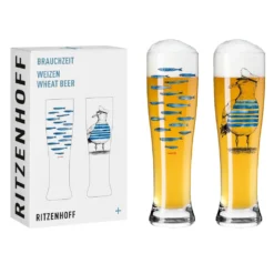 Brauchzeit Weizenbierglas-Set #13, #14 Von Daniela Garreton