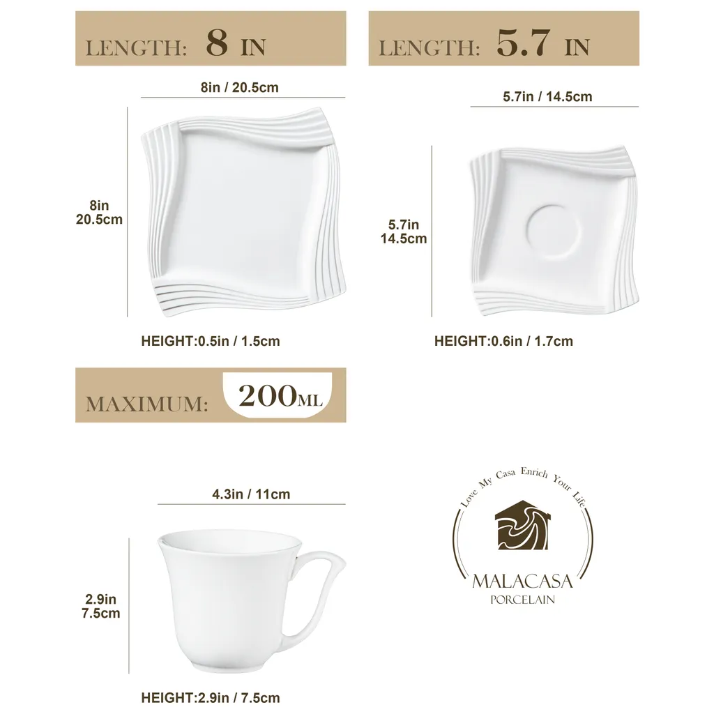 MALACASA, Serie Amparo, 36 teilig Set Cremeweiß Porzellan Kaffeeservice Dessertteller Kaffeetasse mit Untertasse MALACASA, Serie Amparo, 36 Teilig Set Cremeweiß Porzellan Kaffeeservice Dessertteller Kaffeetasse Mit Untertasse -kaufland verkäufe 5ce279e88cf8d77b8c545f598029deb0