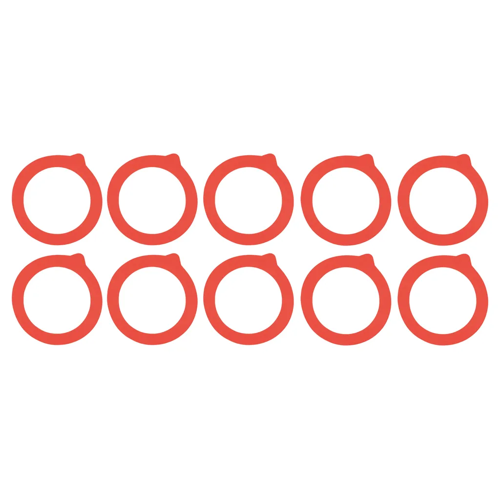 Einkochringe 75x101mm, 2,8mm stark, für Drahtbügelgläser, rot (10er Pack) Einkochringe 75x101mm, 2,8mm Stark, Für Drahtbügelgläser, Rot (10er Pack) -kaufland verkäufe 5dc47a7775db223ec918247363b1f906