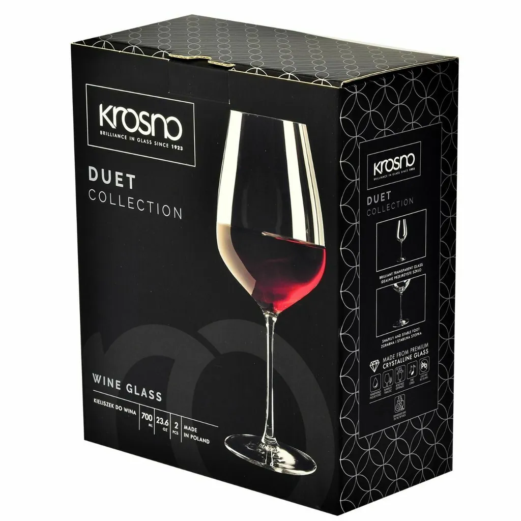 KROSNO Rotweingläser Pinot Noir | Set von 2 | 700 ML | Kristallglas | Duet Kollektion | Ideal für Zuhause, Restaurants und Empfänge | Spülmaschinenfest KROSNO Rotweingläser Pinot Noir | Set Von 2 | 700 ML | Kristallglas | Duet Kollektion | Ideal Für Zuhause, Restaurants Und Empfänge | Spülmaschinenfest -kaufland verkäufe 610717c08db6c51e69a9ad471867f442