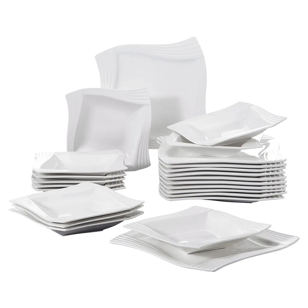 MALACASA, Serie Amparo, Porzellan Tafelservice 24 tlg. Kombiservice 12 Speiseteller und 12 Suppenteller für 12 Personen MALACASA, Serie Amparo, Porzellan Tafelservice 24 Tlg. Kombiservice 12 Speiseteller Und 12 Suppenteller Für 12 Personen -kaufland verkäufe 616b7e8265e22bfbb5a6a99485785a12