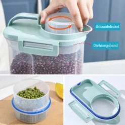 Vorratsdosen 2L Müslidosen Mit Messbecher BPA-frei Luftdicht Müsli Schüttdose Mit Deckel Kunststoff Vorratsbehälter Küche Aufbewahrungsbox Für Mehl Getreide Reis (Blau) 5 Vorratsdosen 2L Müslidosen Mit Messbecher BPA-frei Luftdicht Müsli Schüttdose Mit Deckel Kunststoff Vorratsbehälter Küche Aufbewahrungsbox Für Mehl Getreide Reis (Blau) -kaufland verkäufe 641ed4918052266cde235cfd056035e4