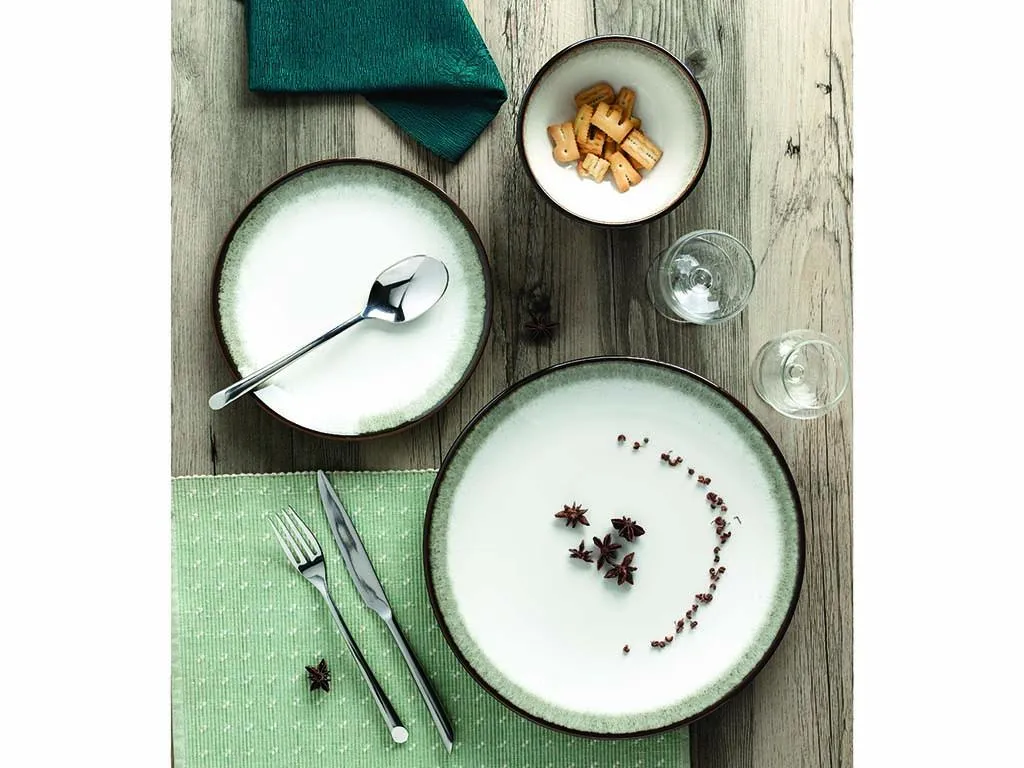 Tafelservice Steingut - 18-teilig - Khaki & Elfenbein - ALGA von SIA Tafelservice Steingut - 18-teilig - Khaki & Elfenbein - ALGA Von SIA -kaufland verkäufe 64a3577bb3ab26824e6e21e5c2cb623c